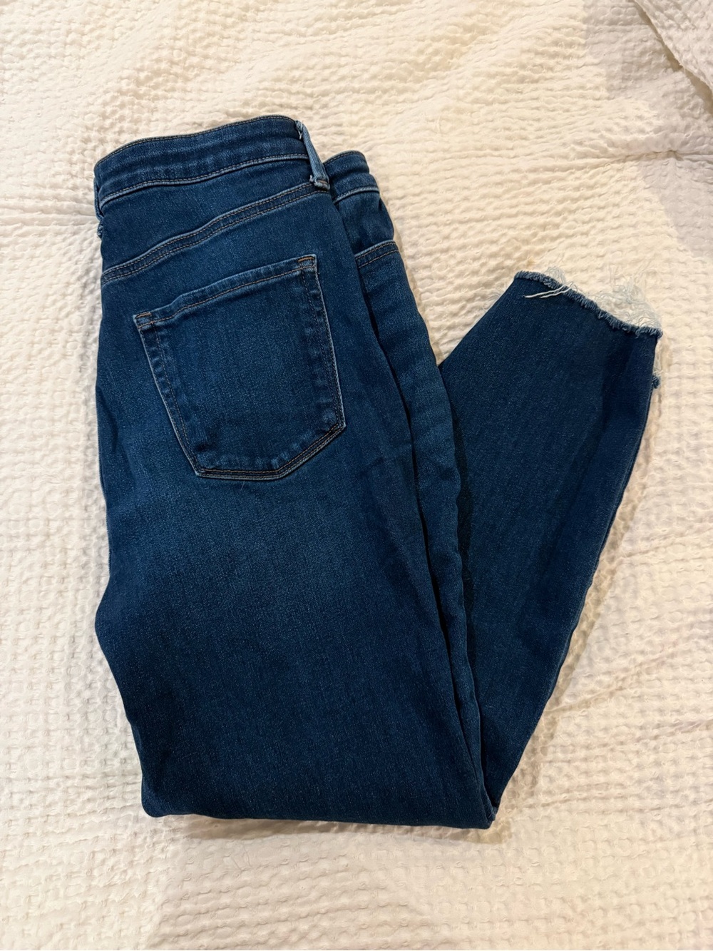 Women’s Dark Blue Skinny Jeans - Classic Stretch Denim